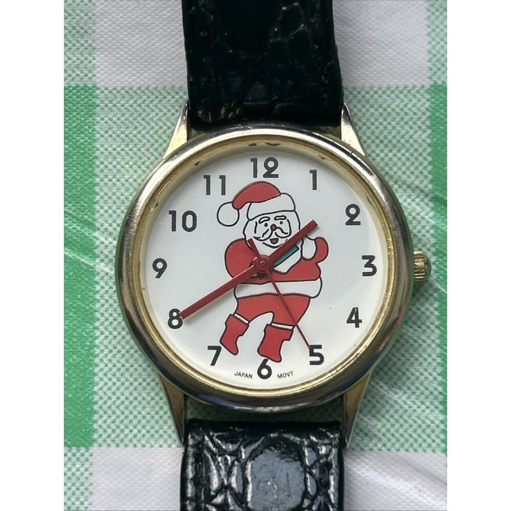 Milan Santa Claus Gold Tone Women’s Quartz Watch